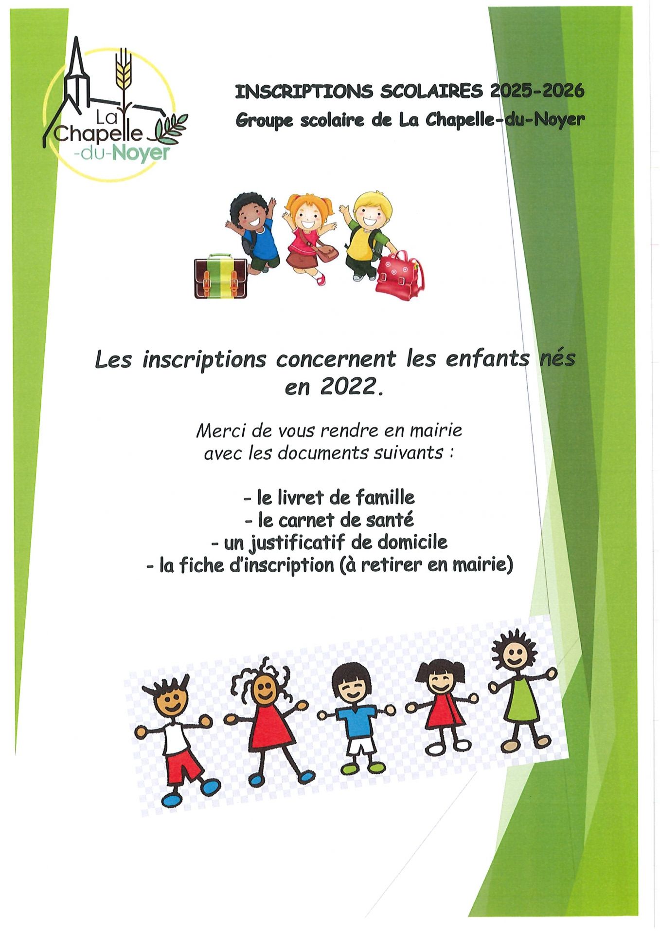 INSCRIPTIONS SCOLAIRES 2025-2026